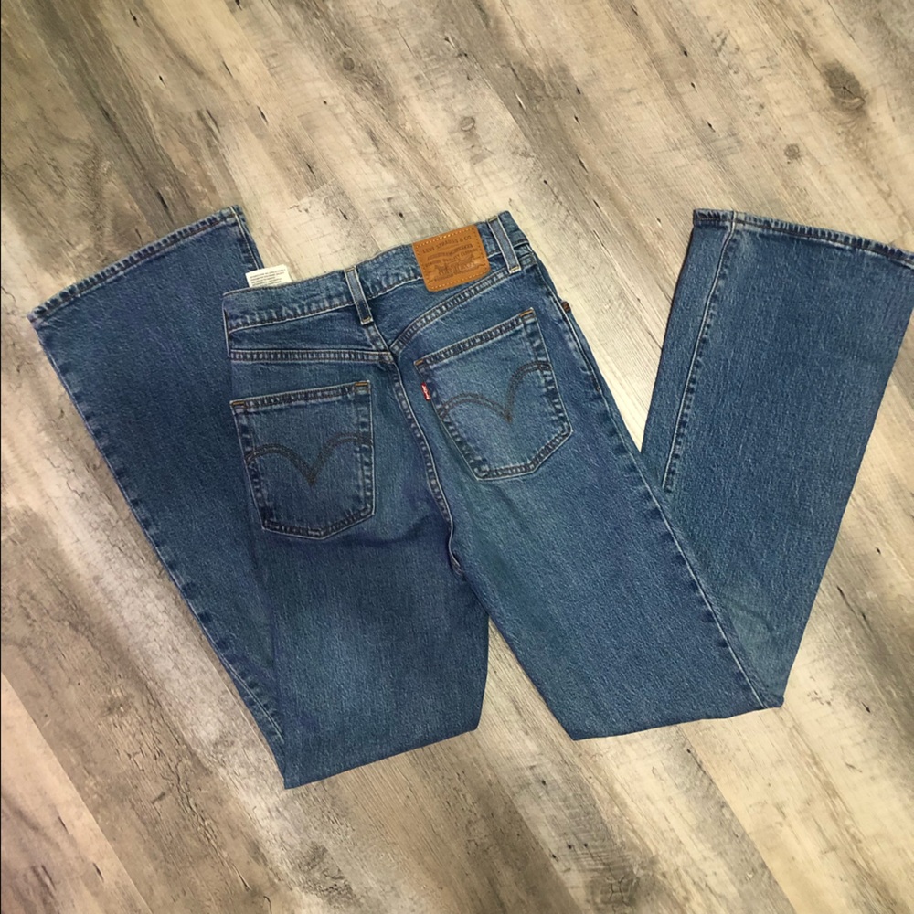 high rise flare levis